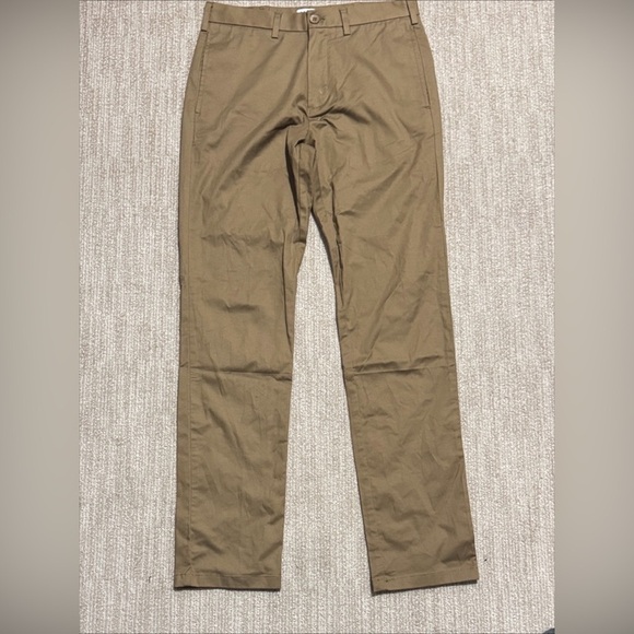 Baubax Other - Baubax Mens 30x32 Slim Brown Bamboo Cotton Chino Pants Trousers Casual